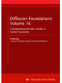 9783035733075 - Diffusion Foundations Vol. 16
