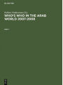 9783598077357 - Who's Who in the Arab World 2007-2008