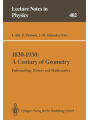 9783662138908 - 1830-1930: A Century of Geometry: Epistemology, History and Mathematics Luciano Boi Editor